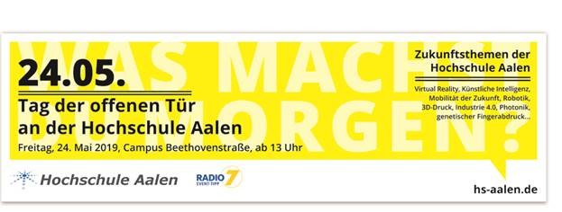 Tag der offenen Tür an der Hochschule Aalen am 24.05.