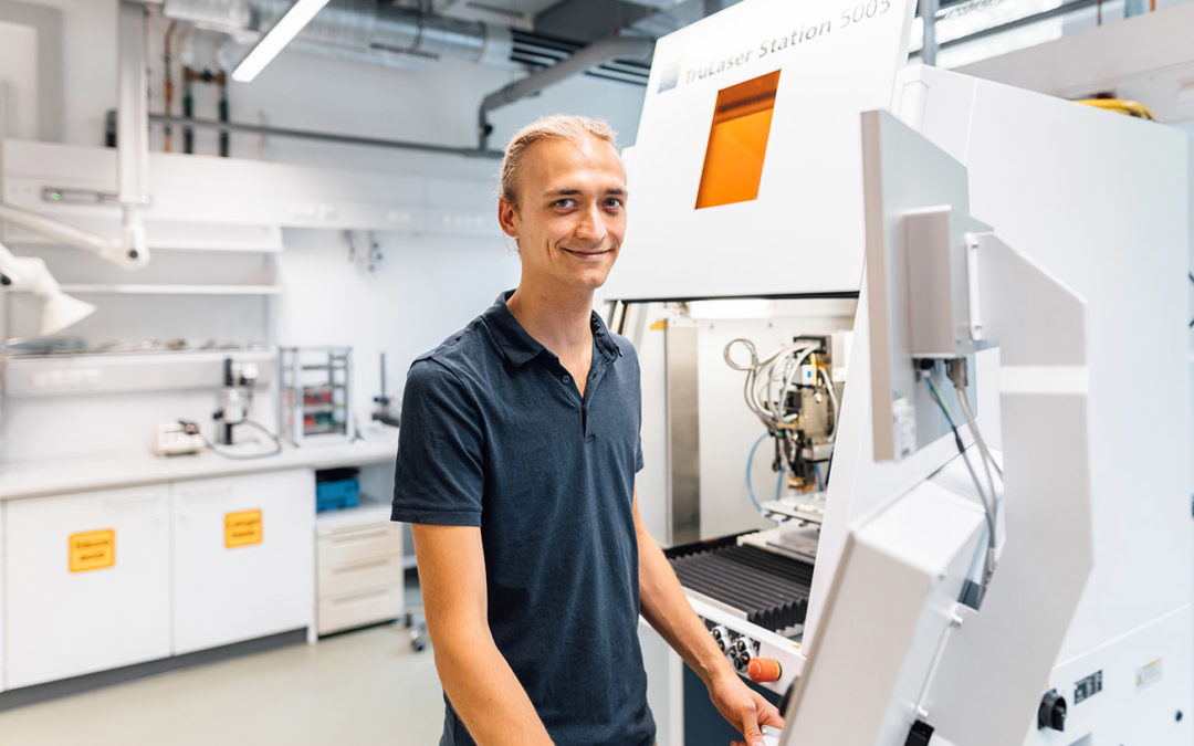 Laser verbessert Ladefähigkeit von Batterien – SmartPro-Forschende der Hochschule Aalen reichen laserbasiertes Verfahren zur Patentierung ein